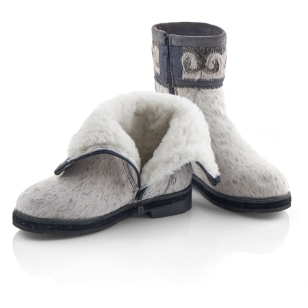 Унты женские из камуса лошади "Орнамент" 